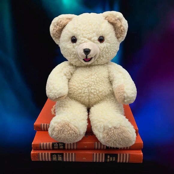 1986 Snuggles Fabric Softner Bear Plush Vintage Stuffed Promo - Russ Berrie Toy - Picture 2 of 14